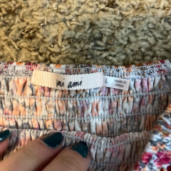 Donated: Mi ami floral crop long sleeve - Picture 2 of 4